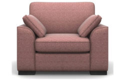 Heart of House Lincoln Tweed Fabric Chair - Pink